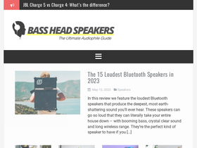 'bassheadspeakers.com' screenshot