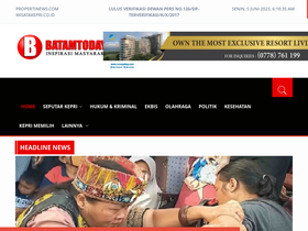 'batamtoday.com' screenshot