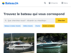 'bateau24.ch' screenshot