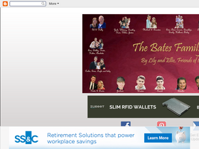 'batesfamilyblog.com' screenshot