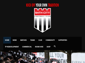 'bathcityfc.com' screenshot