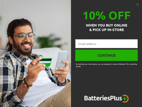 'batteriesplus.com' screenshot