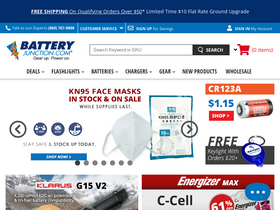 'batteryjunction.com' screenshot