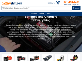 'batterystuff.com' screenshot