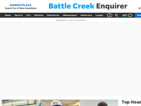 'battlecreekenquirer.com' screenshot