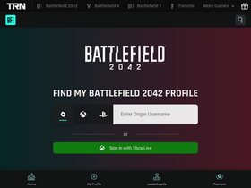 'battlefieldtracker.com' screenshot