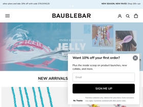 'baublebar.com' screenshot