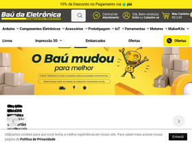 'baudaeletronica.com.br' screenshot
