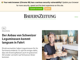 'bauernzeitung.ch' screenshot