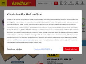 'baumax.cz' screenshot