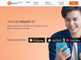 'bayad.com' screenshot