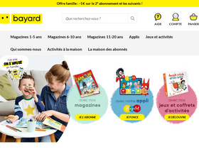 'bayard-jeunesse.com' screenshot