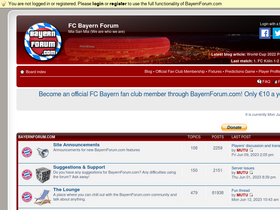 'bayernforum.com' screenshot