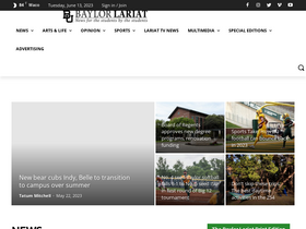 'baylorlariat.com' screenshot
