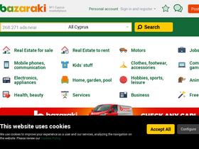 'bazaraki.com' screenshot