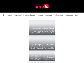 'bazdeh.org' screenshot