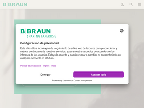 'bbraun.es' screenshot
