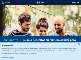 'bbva.mx' screenshot