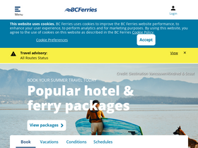 'bcferries.com' screenshot