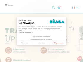 'beaba.com' screenshot