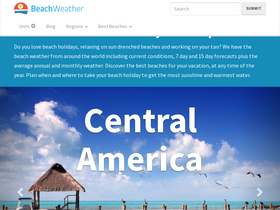 'beach-weather.com' screenshot