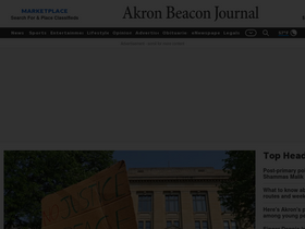 'beaconjournal.com' screenshot