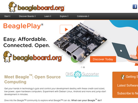 'beagleboard.org' screenshot