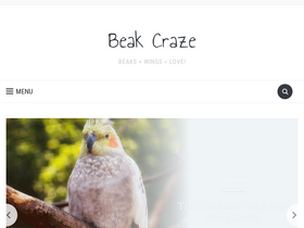 'beakcraze.com' screenshot