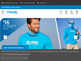 'bealls.com' screenshot