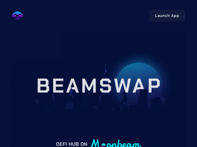 'beamswap.io' screenshot