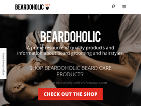 'beardoholic.com' screenshot