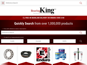 'bearing-king.co.uk' screenshot