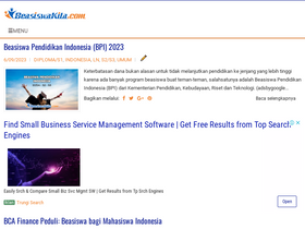 'beasiswakita.com' screenshot