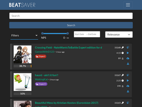 'beatsaver.com' screenshot