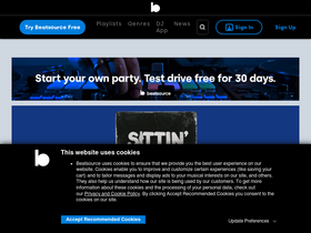 'beatsource.com' screenshot