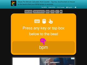 'beatsperminuteonline.com' screenshot