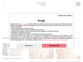 'beaute-test.com' screenshot
