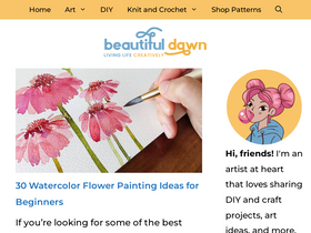 'beautifuldawndesigns.net' screenshot