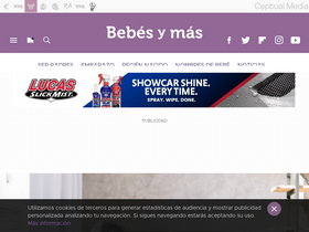 'bebesymas.com' screenshot