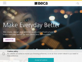 'beca.com' screenshot