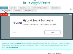 'becas-mexico.mx' screenshot