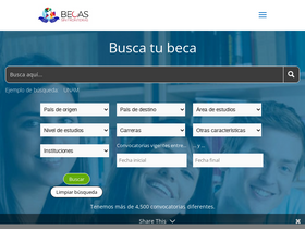 'becas-sin-fronteras.com' screenshot