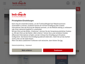 'beck-shop.de' screenshot