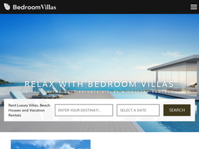 'bedroomvillas.com' screenshot
