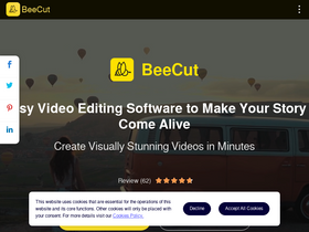 'beecut.com' screenshot