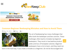 'beekeepclub.com' screenshot