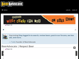 'beeradvocate.com' screenshot
