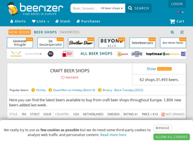 'beerizer.com' screenshot