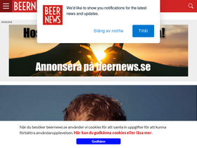 'beernews.se' screenshot