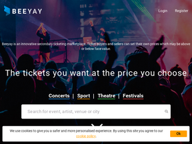 'beeyay.com' screenshot